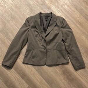 Ann Taylor Brown Blazer Tailored Fit Suit Jacket